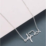Load image into Gallery viewer, Heartbeat Stethoscope Pendent Chain