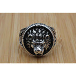 Load image into Gallery viewer, Circle Lion Ring