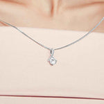 Load image into Gallery viewer, Solitaire Diamond Necklace