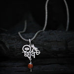 Load image into Gallery viewer, Shiv Pendent with Oxidised Chain
