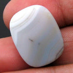 Load image into Gallery viewer, 16.1Ct Natural White Agate Cushion Checker Cut Gemstone