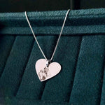 Load image into Gallery viewer, Heart Customize Photo Pendant 92.5 Silver Necklace For Him & her