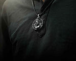 Load image into Gallery viewer, Hanuman Ji Pendant with Oxidised Silver Chain