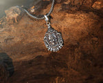 Load image into Gallery viewer, Silver Mahakal Locket With Silver Chain ✨