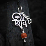 Load image into Gallery viewer, Shiv Silver Pendant