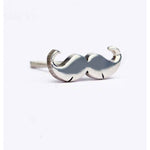 Load image into Gallery viewer, Moustache Silver Earring