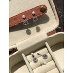 Load image into Gallery viewer, Circle Diamond Earring 2 in 1