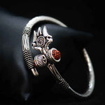 Load image into Gallery viewer, New Stylish Trishul Bangle with Rudraksha