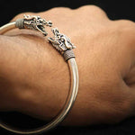 Load image into Gallery viewer, Silver Dragon Bangle
