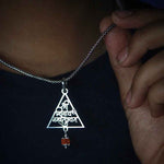Load image into Gallery viewer, Shree Shivay Namastubhyam Pendent with Oxidised Chain