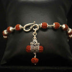 Load image into Gallery viewer, Om Namah Shivay Silver Bracelet