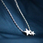 Load image into Gallery viewer, Two Star Pendent Chain