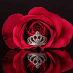 Load image into Gallery viewer, Princess Crown Silver Ring