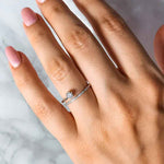Load image into Gallery viewer, Spark Swirl Adjustable Silver Ring