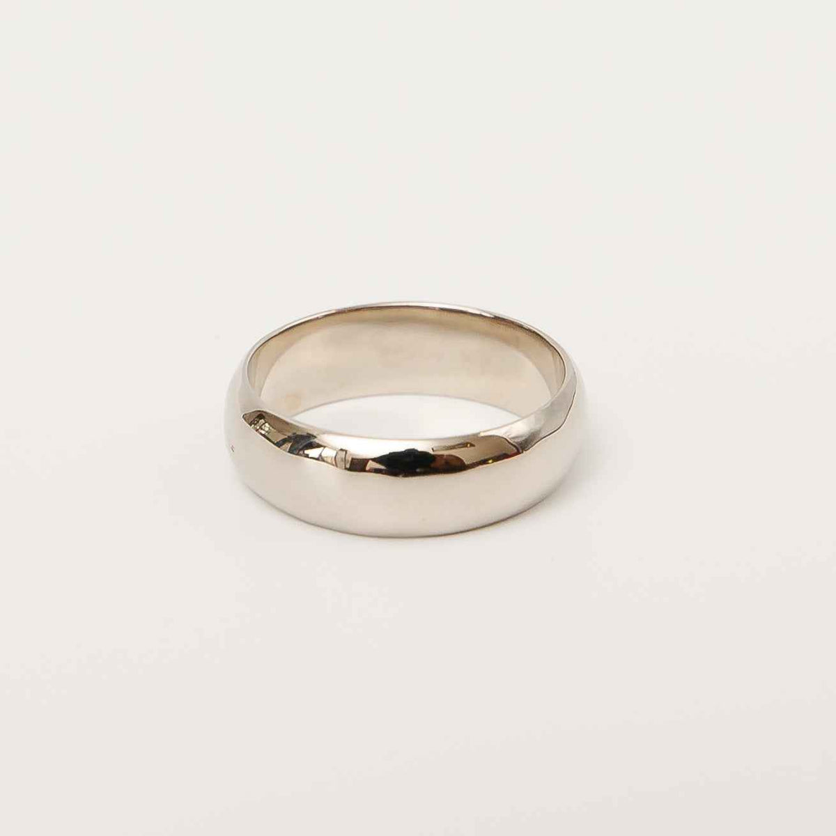 Silver plain band ring 4mm 925 sterling silver