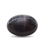 Load image into Gallery viewer, 12.8Ct Natural Black and Grey Sulemani Hakik Oval Gemstone