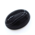 Load image into Gallery viewer, 12Ct Natural Black and Grey Sulemani Hakik Oval Gemstone