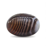 Load image into Gallery viewer, 12.5Ct Natural Black and Grey Sulemani Hakik Oval Gemstone