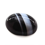 Load image into Gallery viewer, 11.8Ct Natural Black and Grey Sulemani Hakik Oval Gemstone