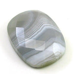 Load image into Gallery viewer, Certified 13.91Ct Natural White Agate Cushion Checker Cut Gemstone