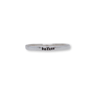 Load image into Gallery viewer, Badass - Tiny Message Ring in Sterling Silver