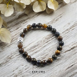Load image into Gallery viewer, Natural Tiger Eye stones Reiki Healing Meditation and Protections Crystal Beads Bracelet for Men and Women