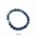 Load image into Gallery viewer, Natural Lapis stones With Buddha Face Reiki Healing Meditation and Protections Crysta Beads Wrist Bracelet