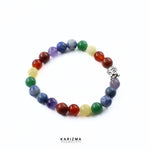 Load image into Gallery viewer, 7 Chakras Reiki Healing Meditation and Protections Crystal Beads Bracelet for Men and Women