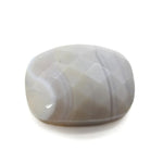 Load image into Gallery viewer, 16.3Ct Natural White Agate Cushion Checker Cut Gemstone
