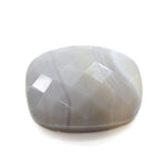 Load image into Gallery viewer, 16.3Ct Natural White Agate Cushion Checker Cut Gemstone