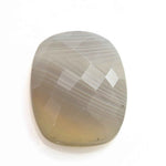 Load image into Gallery viewer, 14.2Ct Natural White Agate Cushion Checker Cut Gemstone