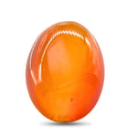 Load image into Gallery viewer, 12.5Ct Natural Orange Agate (Hakik) Oval Gemstone