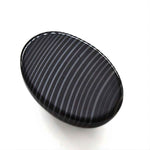 Load image into Gallery viewer, 12.7Ct Natural Black and Grey Sulemani Hakik Oval Gemstone
