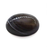 Load image into Gallery viewer, 12.4Ct Natural Black and Grey Sulemani Hakik Oval Gemstone