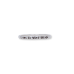 Load image into Gallery viewer, I can do hard things - Tiny Message Ring in Sterling Silver