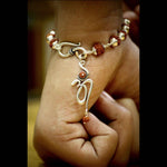 Load image into Gallery viewer, New Om pendant with Rudraksha Bracelet