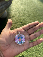 Load image into Gallery viewer, Maa Kali Hand Painted 925 Silver Pendant | Vidhata Jewels