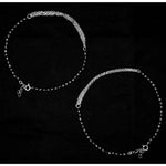 Load image into Gallery viewer, Black Beads Anklet