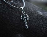 Load image into Gallery viewer, Premium Silver Trishul Pendant Oxidised Silver Chain
