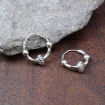 Load image into Gallery viewer, 925 Oxidized Sterling Silver earrings