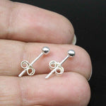 Load image into Gallery viewer, 925 Sterling Silver Earrings for girl