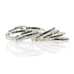 Load image into Gallery viewer, Personalized Tiny Message Ring in Sterling Silver