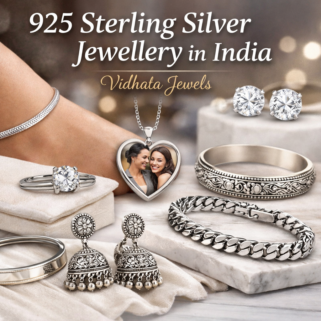 925 sterling silver jewellery in india – vidhata jewels