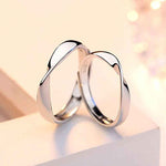 Load image into Gallery viewer, Mobius Couple 92.5 Silver Ring

