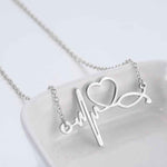 Load image into Gallery viewer, Heartbeat Stethoscope Pendent Chain
