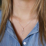 Load image into Gallery viewer, Feather Pendent Chain
