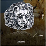 Load image into Gallery viewer, Stylish Lion Silver Ring
