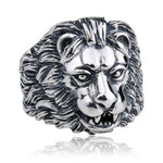 Load image into Gallery viewer, Stylish Lion Silver Ring
