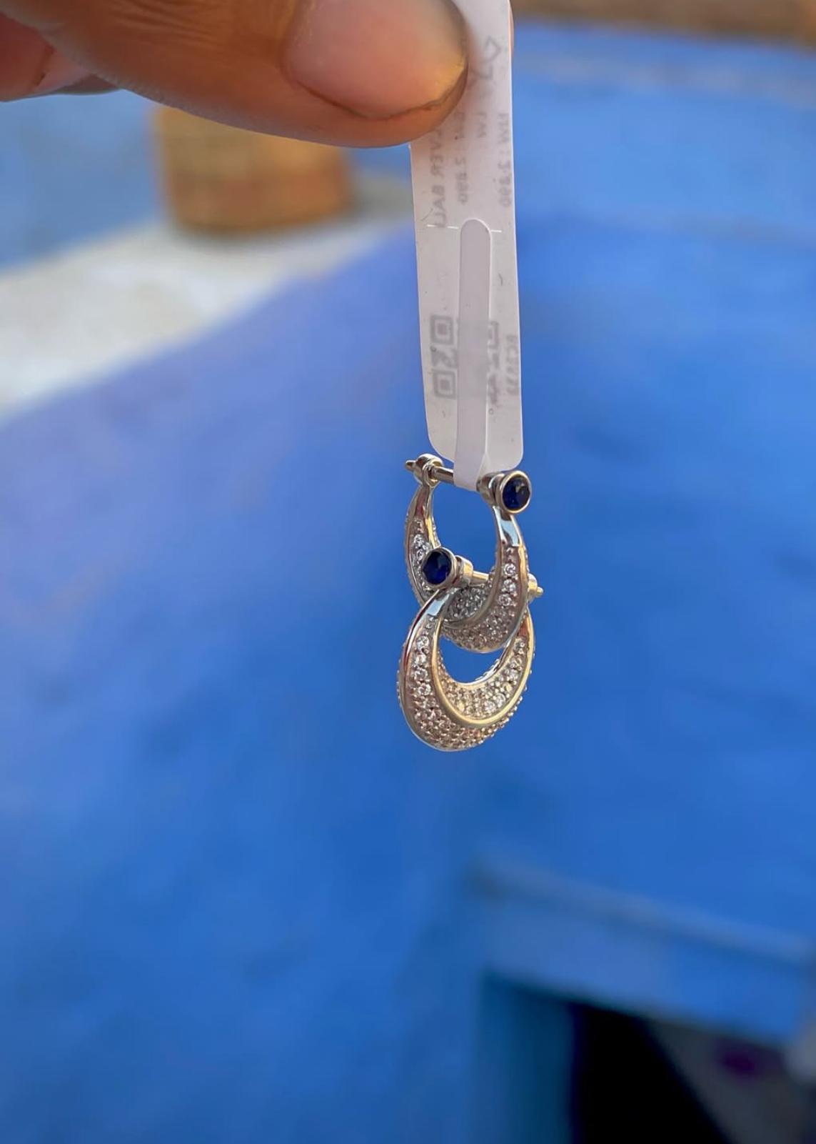 Kan ki bali 925 sterling silver earrings