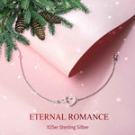 Load image into Gallery viewer, Silver Infinity Heart Bracelet
